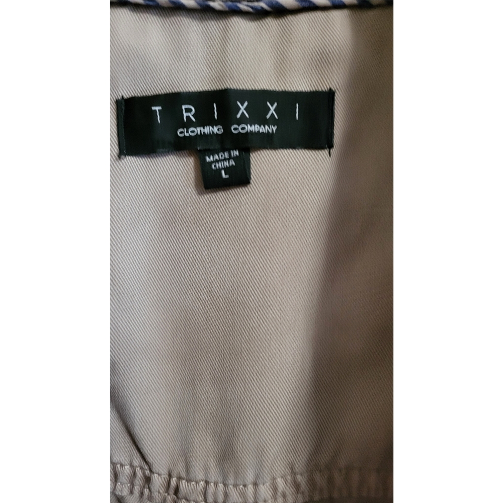 🌿Trixxie Clothing Co. Women's Large Tencel Draped Collar Drawstring Vest Jacket - Picture 5 of 16
